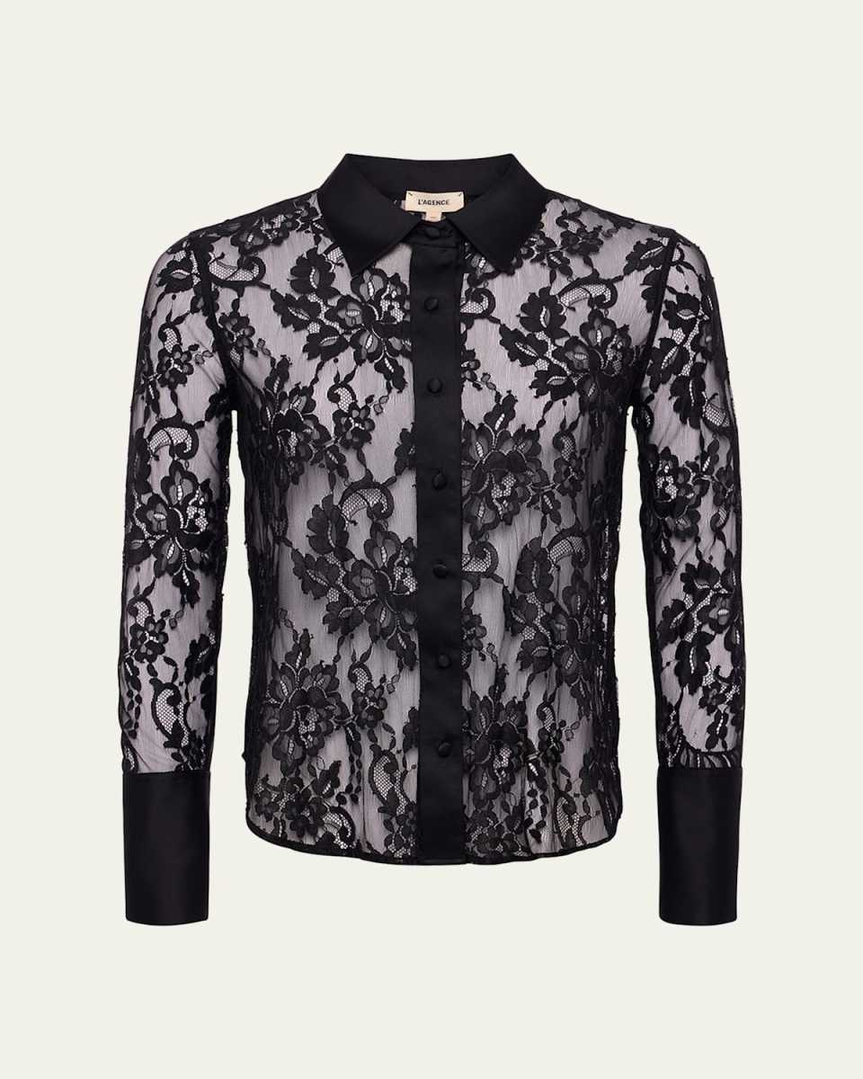 Reims Floral Lace Blouse